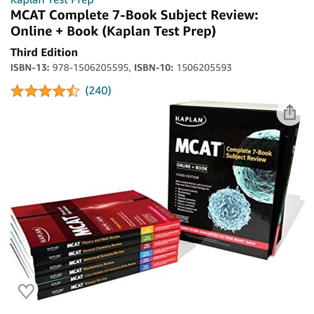 MCAT complete set